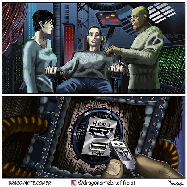 Dragon_Arte's tweet photo. ☎️🐰PLUGANDO ☎️🐰PLUGING ☎️🐰 ENCHUFE☎️🐰

#dragonarte #strips #comics #hq #tirinhas #comics #quadrinhos #dragao #dragon #matrix #neo #morfeu #trinit https://t.co/hSuTWbRal0