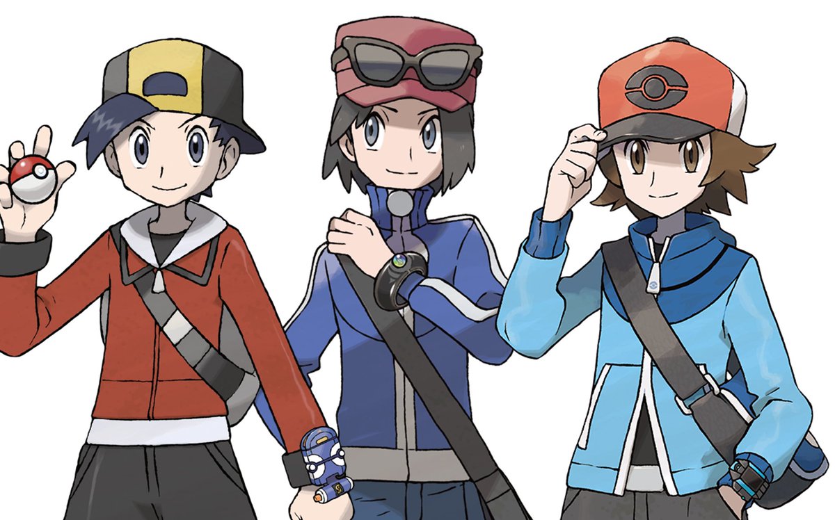 calem (pokemon) ,ethan (pokemon) hat jacket male focus baseball cap multiple boys poke ball (basic) poke ball  illustration images
