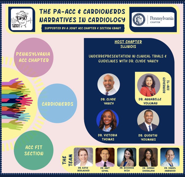 Victoria Thomas (@drvic_thomas) on Twitter photo So 💪🏽 💪🏽about <a href="/CardioNerds/">CardioNerds</a> newest Narrative episode w/<a href="/NMHheartdoc/">Clyde Yancy, MD, MSc</a>! He keeps it 💯 about underrepresentation in clinical trials & guidelines while breaking down systemic racism. So honored to be apart!! <a href="/BoydDamp/">Julie Damp</a> <a href="/LisaMendesMDMom/">Lisa Mendes</a> @vumccardsfit @KemeCarter @monicavelaw @DrJohnMcP So 💪🏽 💪🏽about <a href="/CardioNerds/">CardioNerds</a> newest Narrative episode w/<a href="/NMHheartdoc/">Clyde Yancy, MD, MSc</a>! He keeps it 💯 about underrepresentation in clinical trials & guidelines while breaking down systemic racism. So honored to be apart!! <a href="/BoydDamp/">Julie Damp</a> <a href="/LisaMendesMDMom/">Lisa Mendes</a> @vumccardsfit @KemeCarter @monicavelaw @DrJohnMcP