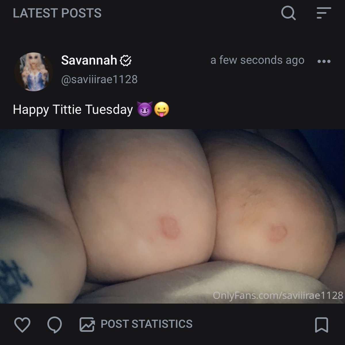 WheelHotSavi's tweet photo. Cum sub 😈 happy Tittie Tuesday 
Link in bio. 
#onlyfans #linkinbio #contentcreators https://t.co/SRae6sNCRe