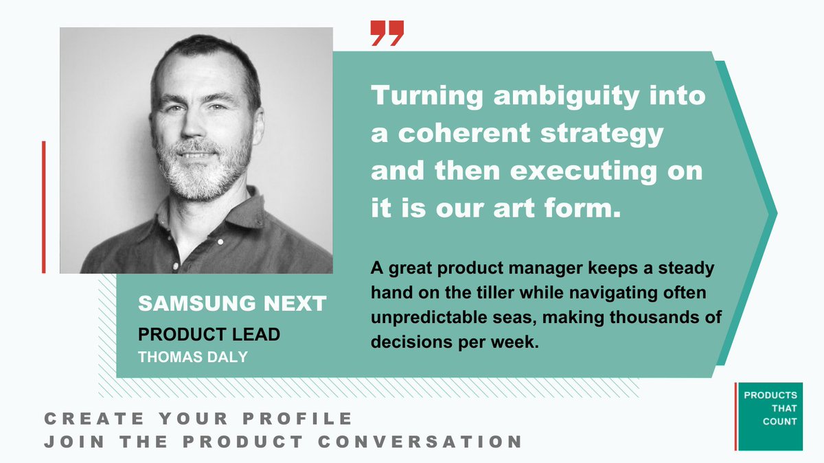 ProductsCount's tweet image. 👉 bit.ly/3vESOvV 👈 It&apos;s time to go from good to great! Create your product management profile at @ProductsCount and join @samsungnext  Product Lead, @thomascdaly, in shaping the product conversation. #productleader #productmanagement #technetwork