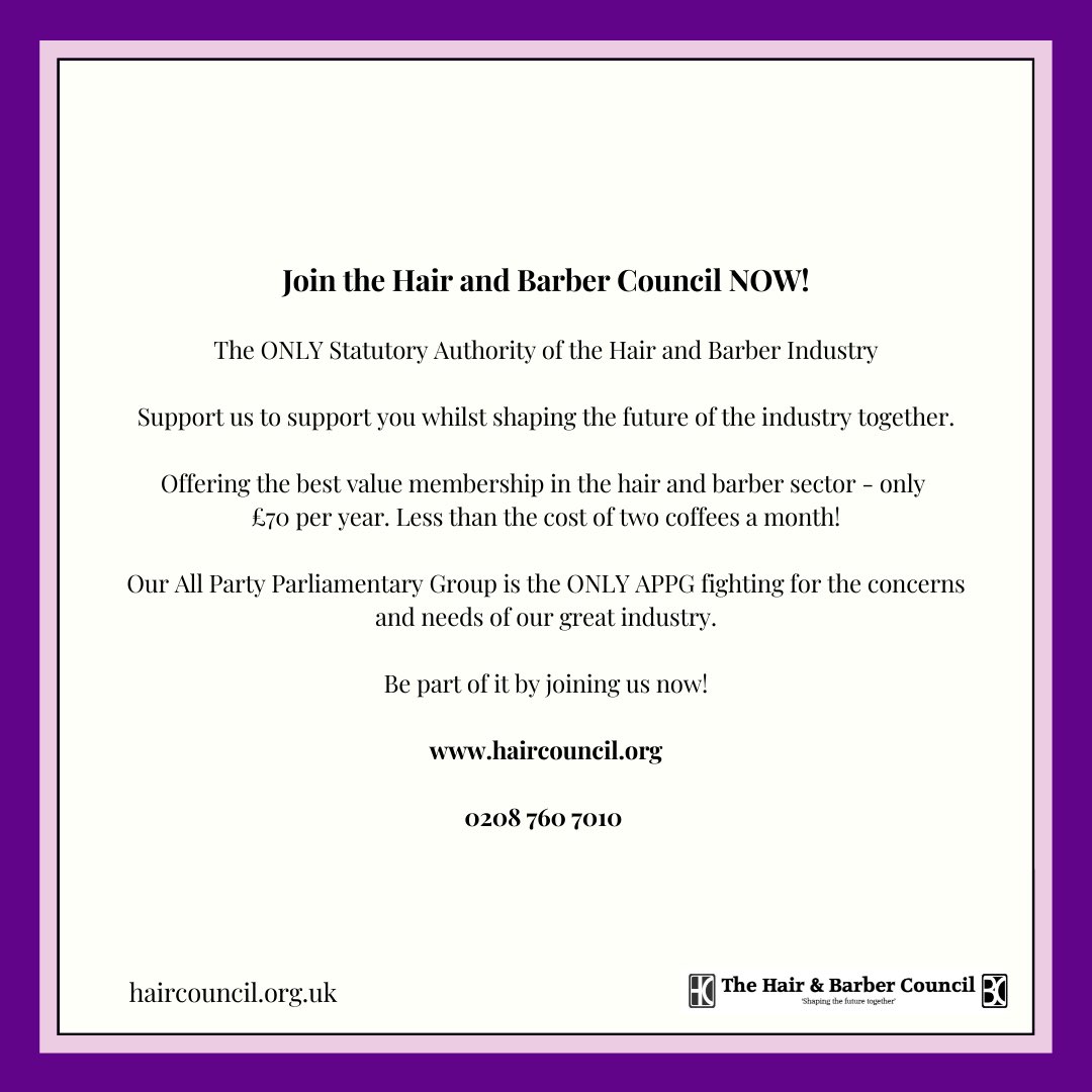 Hair&Barber Council tweet media