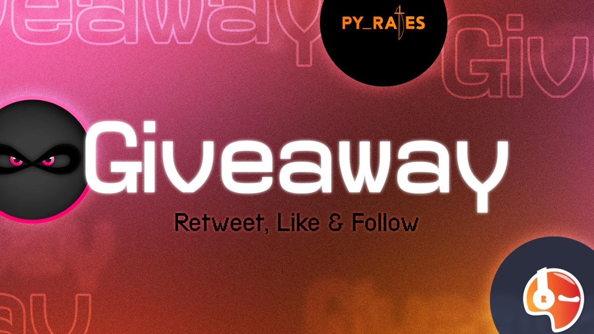 py_rates's tweet image. GIVEAWAY ALERT 

Prizes:
1 x @InfinitBot copy
1 x @RogueSoftwares copy
2 x @py_rates 🇪🇺 1 Month Keys

To enter:
♻️ RETWEET
❤️ LIKE
👨‍💻 Follow @InfinitBot @py_rates @RogueSoftwares 

You have 24 hours to enter, Good Luck!
(RE-ENTER THE PREVIOUS TWEET WAS DELETED)
#NoMoreSecrets 🏴