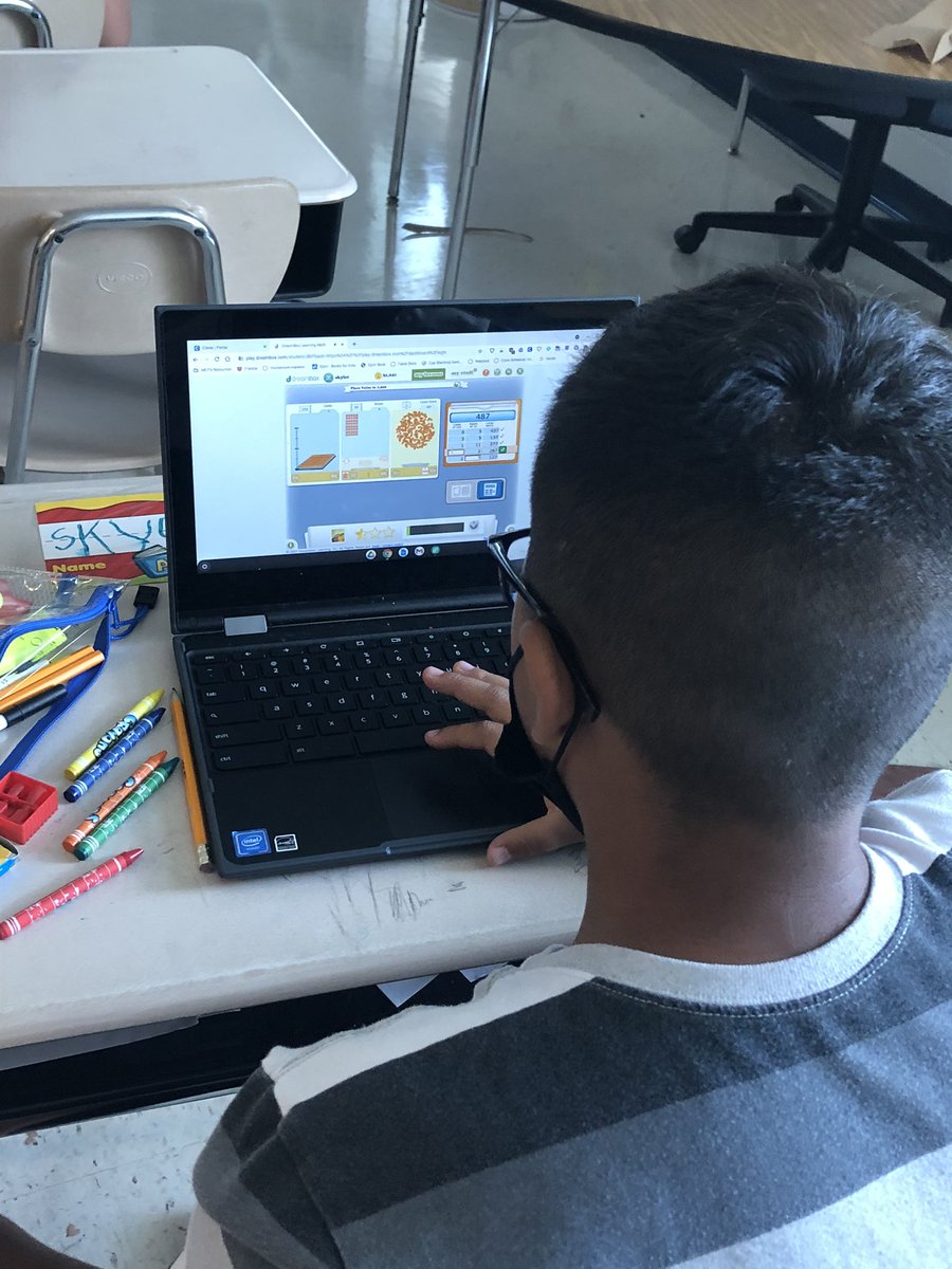 ApWmes's tweet image. Ss at Watkins Mill ES are using @DreamBox_Learn this summer. Dream Box is an interactive and personalized math learning experience. #WMESwolves