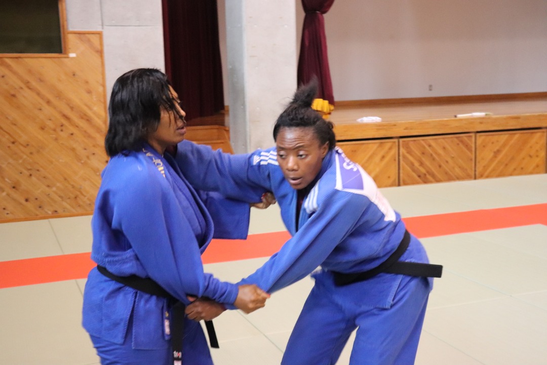 camnosc's tweet photo. #Tokyo2020 #CameroonOlympicTeam #HitaCity They work hard!!! All with the moral high. Sacrifice and hardwork with the aim of a great performance at the end of the road. Good luck female Team Fighters #TogetherTillTheLastMinute https://t.co/KovStE884g