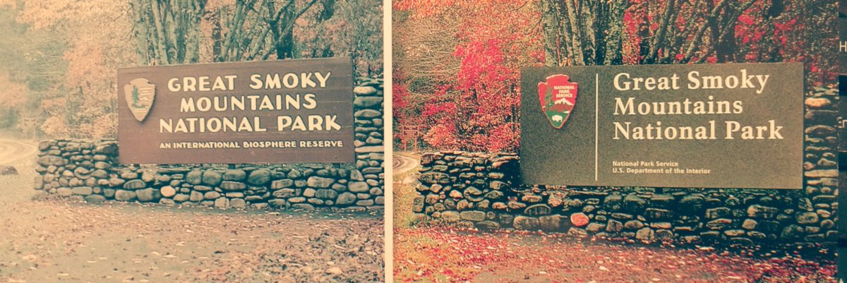 nolacampanella's tweet image. Which typeface/font works better? Older sign at left; current one at right.