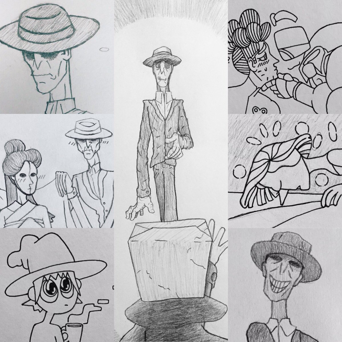 Picklerocketart's tweet photo. Happy #PortfolioDay! 

I'm Pickle!

I like to draw digital and traditional comics and illustrations, make 3D models in VR, and dabble in animation on occasion!

Contact me at picklerocketguy@gmail.com if you have any business/commission inquiries! 
->https://t.co/BclRvbP6as<- https://t.co/7iD3OHnMwm