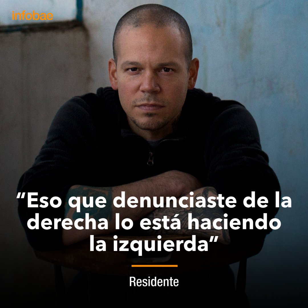 infobae's tweet photo. Residente y más artistas alzaron su voz contra la represión en Cuba: “Lo que denunciaste de la derecha lo está haciendo la izquierda” https://t.co/4wBJfnsaz5 https://t.co/UrWNHFBR6L