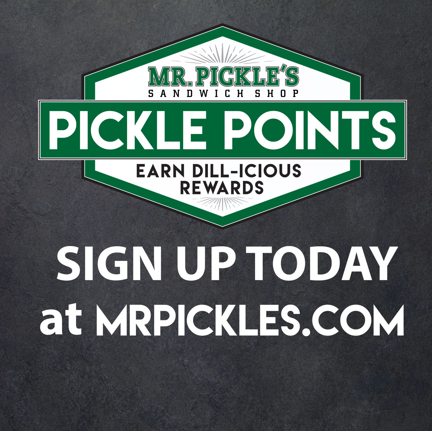 Mr. Pickle's Sandwich Shop  We are a premier full service