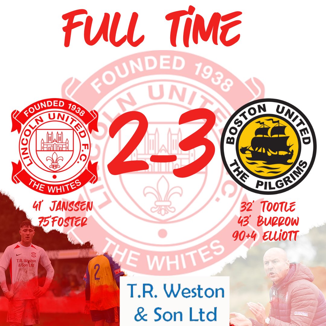 Lincoln United FC on Twitter "FULL TIME ⚽️ A fantastic performance by