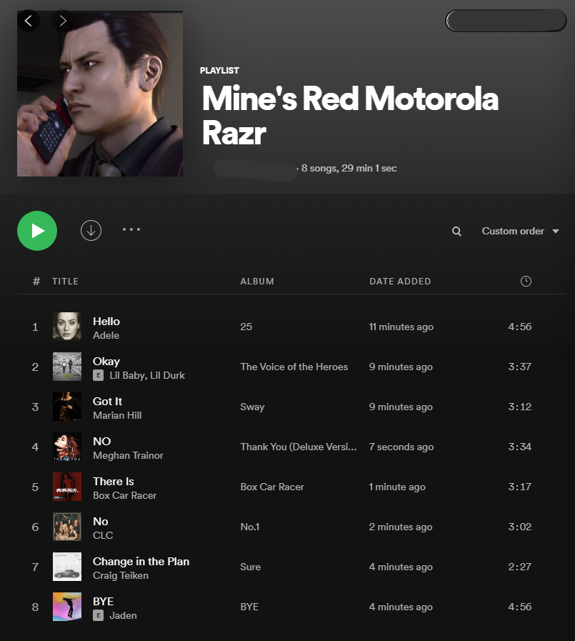 ZoldaFitzgerald's tweet photo. oh we're making Spotify Playlists? https://t.co/XhuVwfFuoF