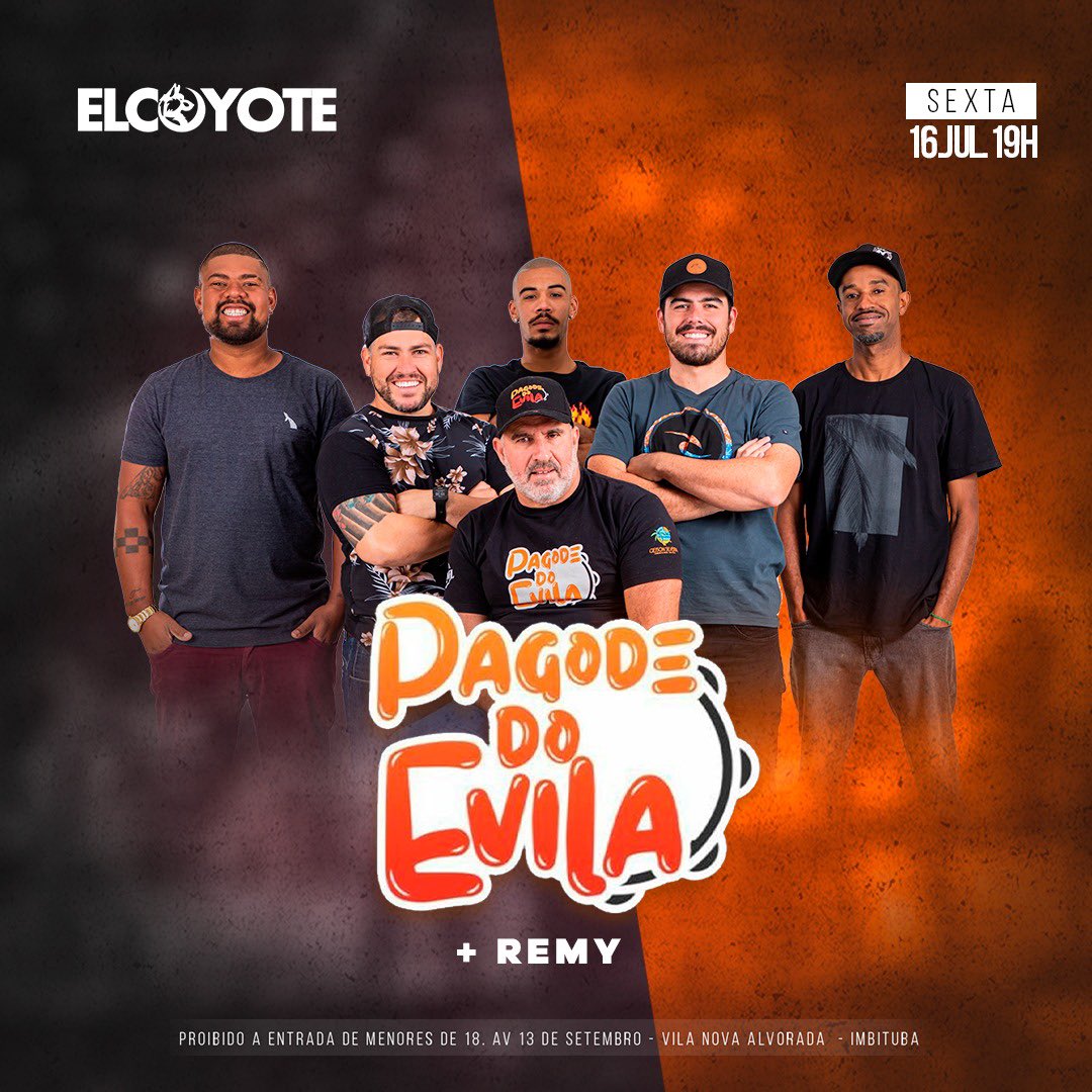elcoyotepub's tweet photo. Pagode do Evila e Remy no Bailinho de Sextaaa! 🤪 https://t.co/6fzDCBsrnK
