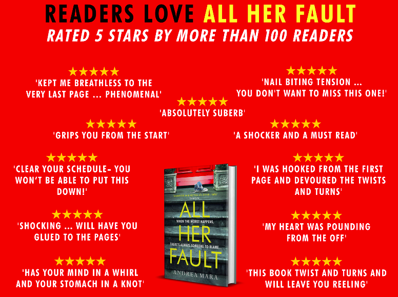 AndreaMaraBooks's tweet image. I&apos;m that annoying person who has a book coming out and keeps tweeting about it and I&apos;m sorry but I&apos;ve just been told there are over 100 5-star reviews on Net Galley and I&apos;ve been sent these lovely graphics showing some of the reviews and I&apos;m just very happy!