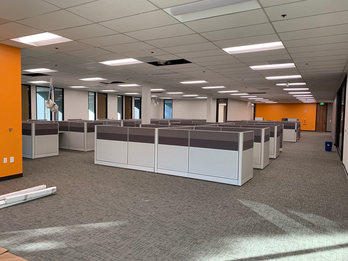 Check out these images from one of recent client projects. Whether you are returning to the office this summer or fall, making changes, or relocating, Impec Group can help project manage vendors for A/V, IT, furniture and security! Contact gcaruso@impecgroup.com for more info.