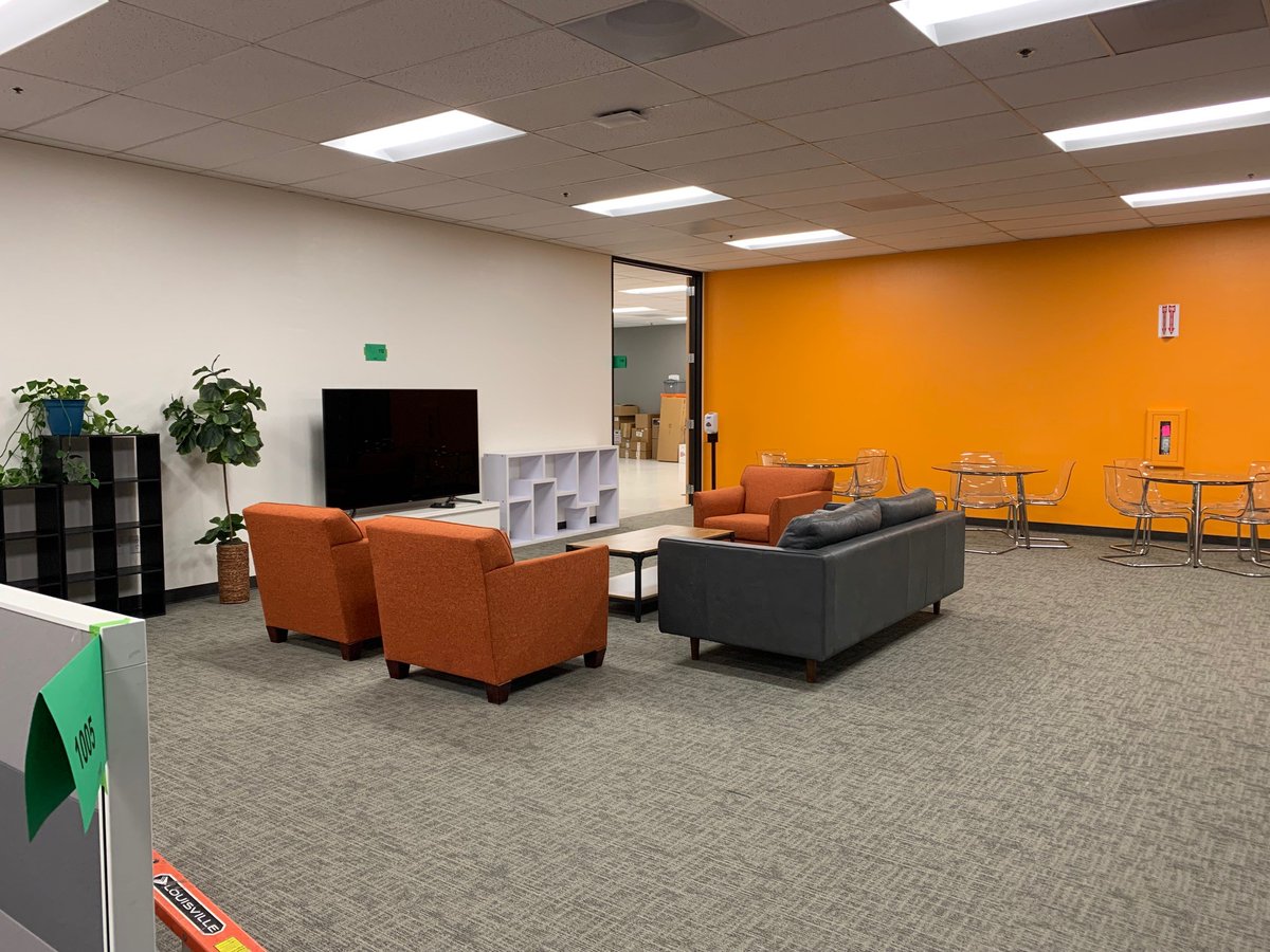 impec_group's tweet photo. Check out these images from one of recent client projects. Whether you are returning to the office this summer or fall, making changes, or relocating, Impec Group can help project manage vendors for A/V, IT, furniture and security! Contact gcaruso@impecgroup.com for more info. https://t.co/N4o1uYOQVz