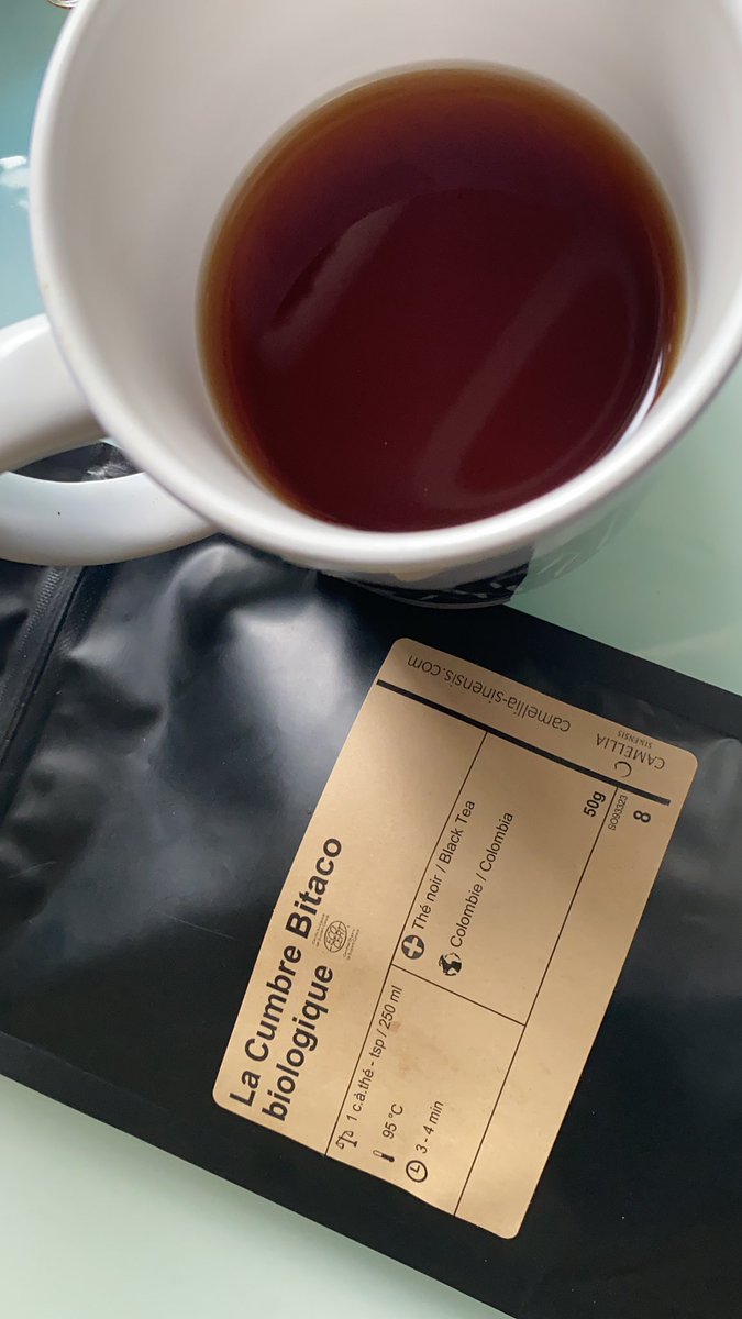 steepsiprepeat's tweet image. Tea of the day: @CamSinTeahouse’s Organic La Cumbre Bitaco - a strong black tea from Colombia!