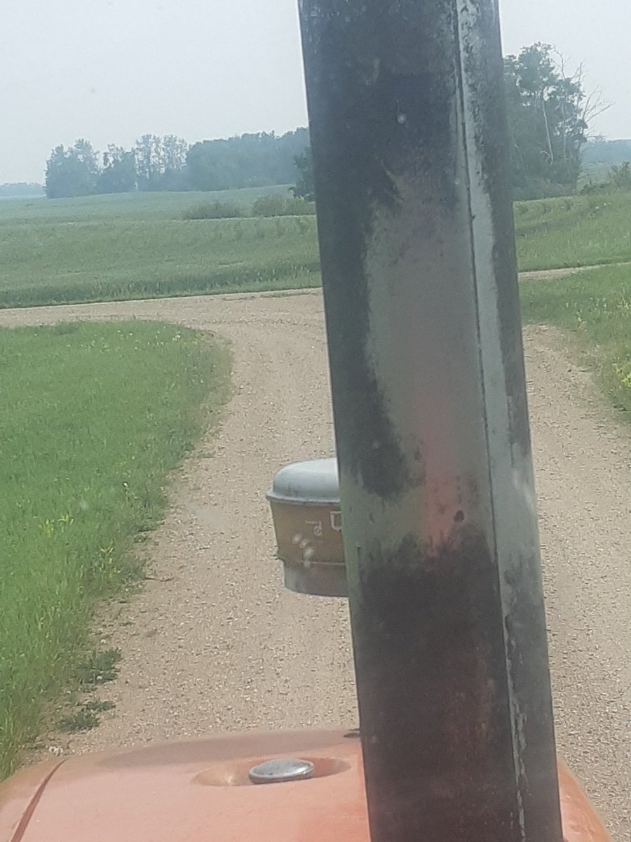 Is the smoke from forest fires up north,  or nearly a million masks burning in Saskatchewan this week?