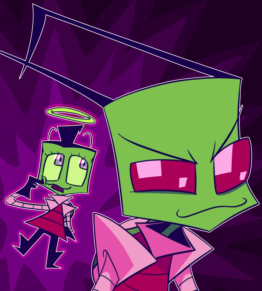 SOURSPORE's tweet photo. posting old zim art cuz of nickelodeon all-star brawl WOW!! >:] 

#invaderzim https://t.co/uiwmHgGOyc