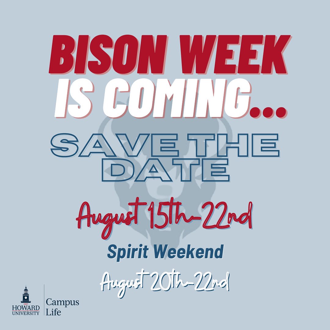 Bison Week is approaching! Stay tuned for the event details that will be released next Friday. Trust us…it’s worth the wait⏱🦬❤️💙