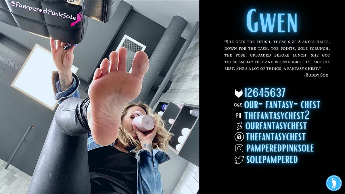 iBuySox on X: Morning #coffee and #toes with Gwen! Uh oh, it looks like  @solepampered woke up on the wrong #foot. Those tinies in her kitchen are  about to find it too.