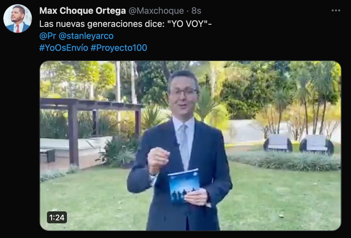 #SEM2021
“El Señor está llamándote para ir a hacer discípulos, enseñándoles a guardar todas las cosas que Jesús ha mandado y llevándolos al bautismo también”.- <a href="/Pr/">San Juan Weather</a> <a href="/stanleyarco/">Stanley Arco</a> (Presidente de la DSA).
#YoOsEnvío #Proyecto100
 <a href="/BogerJr/">Herbert Boger Jr</a> <a href="/EnzoChavez/">Enzo Chávez</a> 

Vamos juntos y #CONECTADOS