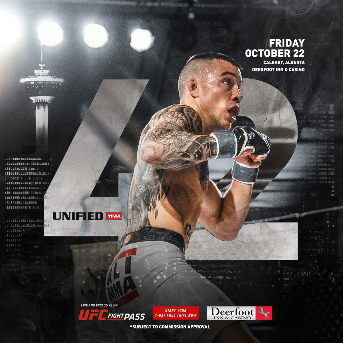 12creativeco's tweet photo. The fights are back! #unifiedmma

Catch all the action this fall from Canada’s fastest growing MMA League. Live Action and exclusively on @ufc  @UFCFightPass  

12 Creative is a proud to be partner of @unifiedmma. 🥊 https://t.co/A5GqAQlw8D