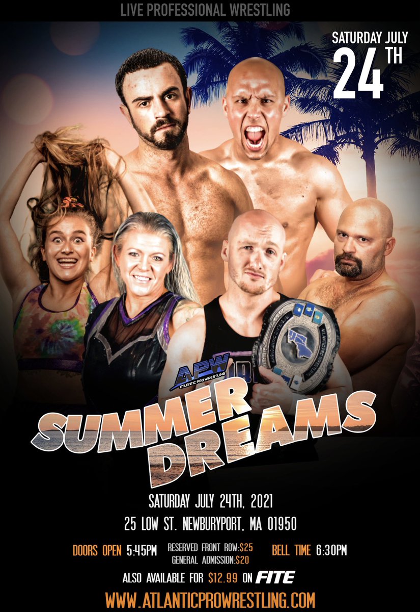AtlanticProWrestling on Twitter "Limited Tickets Remaining Atlantic Pro Wrestling Summer