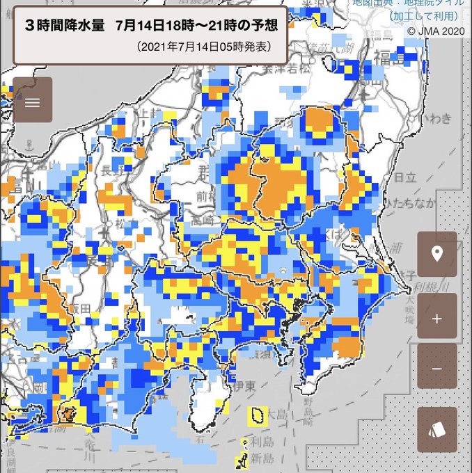 東京都心に次の雷雲が迫っています 天気の急変にお気をつけください 東京都心に次の雷雲が迫っています 天気の急変にお気をつけください