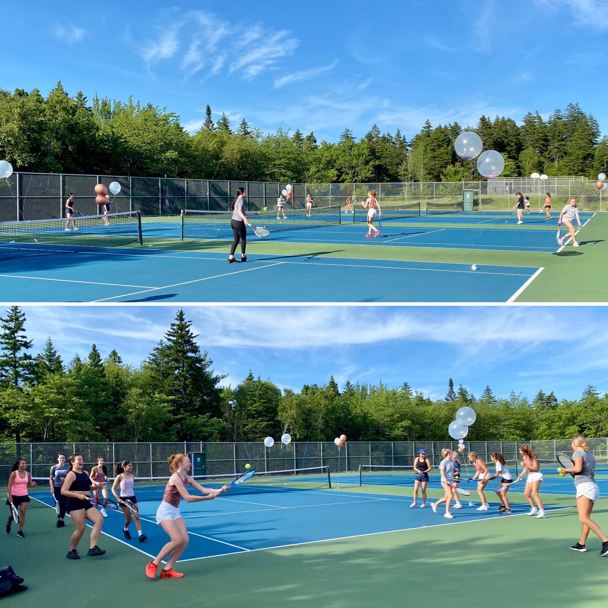 GLG hosted our first Social GLG Tennis Club for female teens to reconnect with tennis! All skill levels were welcomed. We will be hosting additional sessions during the summer so if you are interested please email info@glgtennis.com 
<a href="/TennisCanada/">Tennis Canada</a> <a href="/TennisNovaScoti/">Tennis Nova Scotia</a>  #GirlsSetMatch