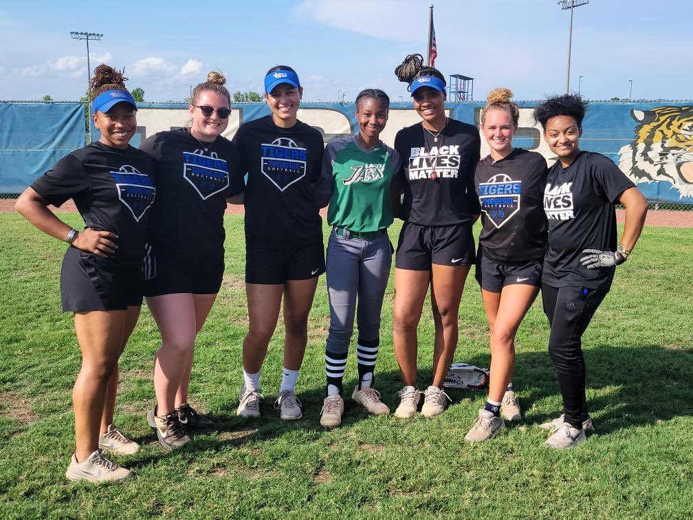 Trinity55055's tweet photo. Big Thanks to @TSU_TIGER_SB for having me at the camp! It was an absolute blast!! @MandiBaldufnsr https://t.co/T8vhDj3J2y