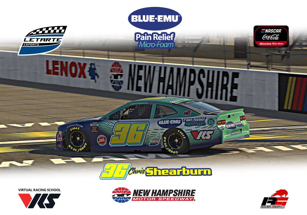SteveLetarte's tweet photo. Looking to bring home a virtual lobstah tonight. 🦞 

The @eNASCARCocaCola @iRacing series races @NHMS at 9PM on https://t.co/45CoUY5zMO

#BluEmu | #LETARTEeSports https://t.co/jhsXUZX3cC