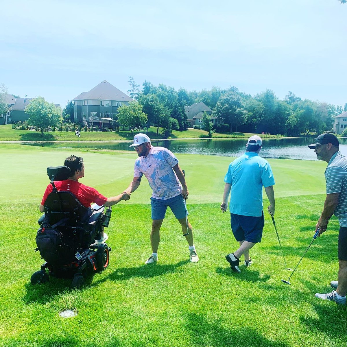 Jabs_13's tweet photo. Such a BIG THANK U to all 166 golfers that came out 2 yesterdays 9th Annual @BEL13VEJabby13 Golf Tourney. We raised OVER $75,000 for paralysis research, going to both upper-limb and lower-limb research studies! Paralysis will become no longer permanent 1day #WeWillWalk #bel13ve https://t.co/lFgkdrIVSh