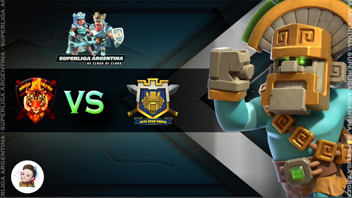 Mañana doble jornada de coc del bueno, no te podes perder tremendas guerra entre <a href="/armyofweyes/">𝑨𝒓𝒎𝒚 𝒐𝒇 𝑾𝒆𝒚𝒆𝒔</a> VS alta edad media a las 20:00 arg, y mas tarde tenemos a <a href="/Celtiberos1/">Celtiberos</a> VS <a href="/ClanArgentoOK/">Clan Argento</a> a las 23:00 arg, venite no te lo pierdas