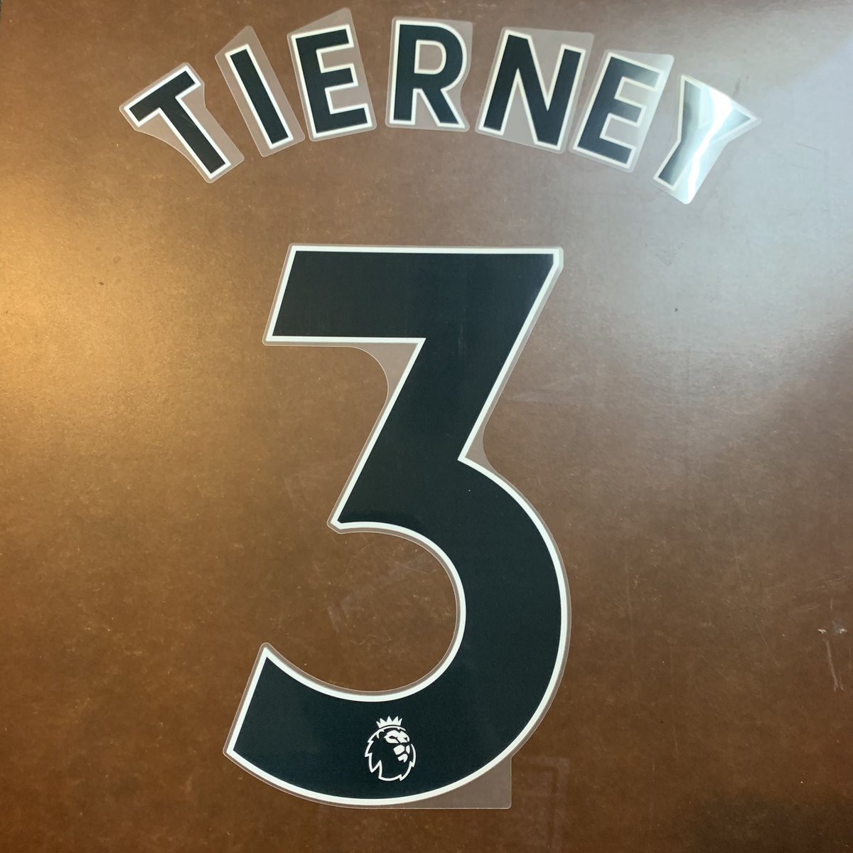 #jersey4sale #nameset4sale Arsenal 20/21 EPL Tierney Nameset buat jersey original nya IDR 218.000