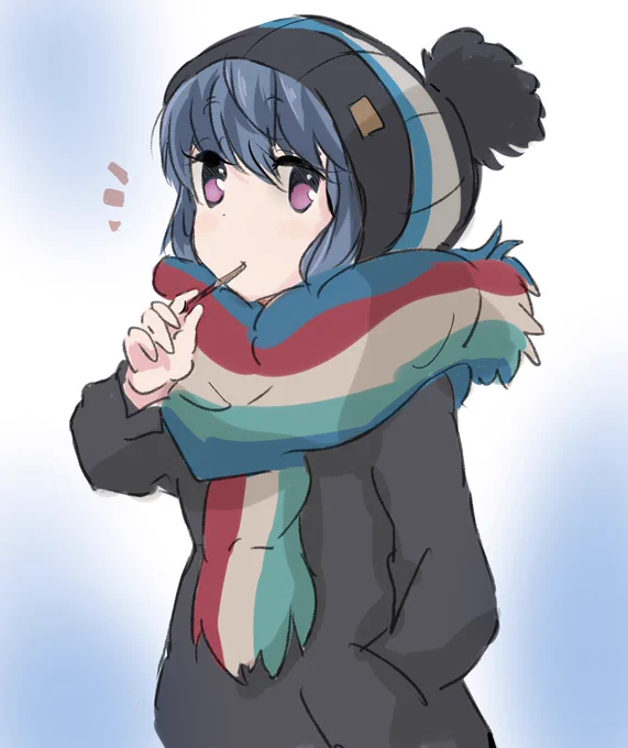 お絵描き掲示板ぽく描くリンちゃん #ゆるキャン△  #志摩リン https://t.co/tX2CnGyHxG 
