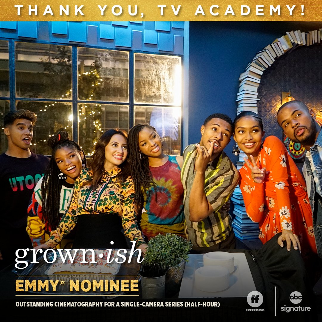 Thank you @televisionacad for recognizing @Grownish with an Emmy nomination! #Emmys2021 #ABCSignature #grownish