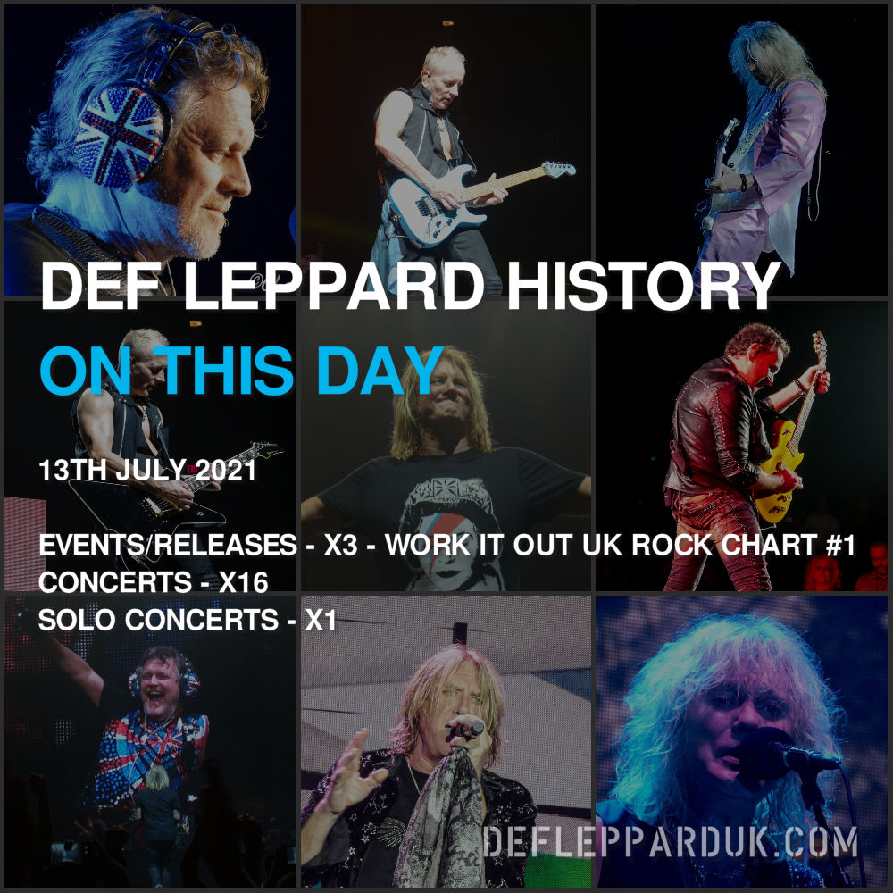 dltourhistory's tweet photo. On This Day In #DEFLEPPARD History - 13th July #history #pyromania #hysteria #highndry #slang #heffield #onthisday
On This Day in Def Leppard History - 13th July, the following concerts and events took place.
https://t.co/y7LQEjvMOy https://t.co/jHovbc4nV4