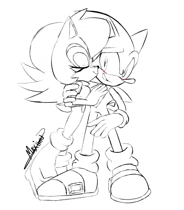 Got the new stylus, have this Sonally sketch! #sketch #ArtistOnTwitter #SonicTheHedgehog #ArchieSonic #sonally #sallyacorn #fanart