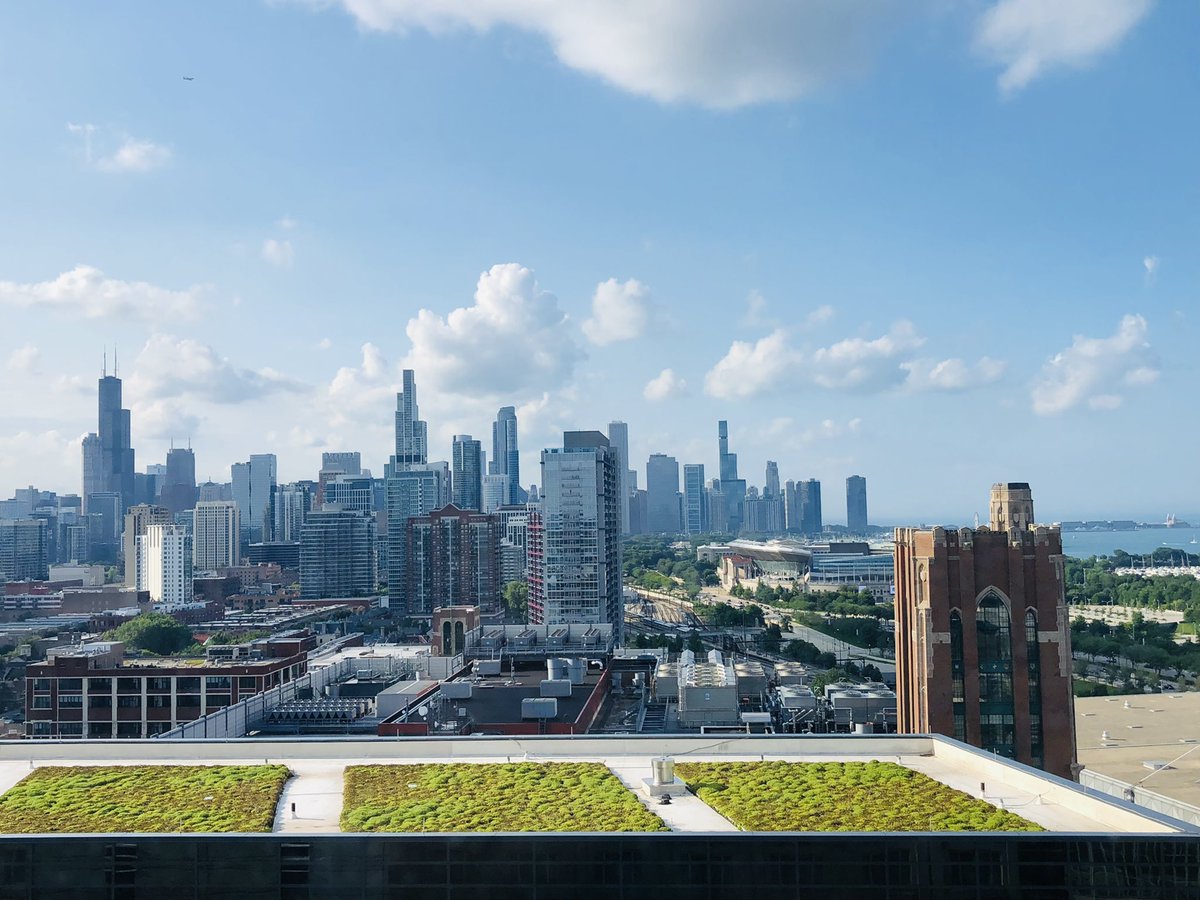 The clouds have parted and the view is stunning in my sweet home #chicago.  A great day of education all day and ready for #ASIChicago exhibit hall tomorrow!!