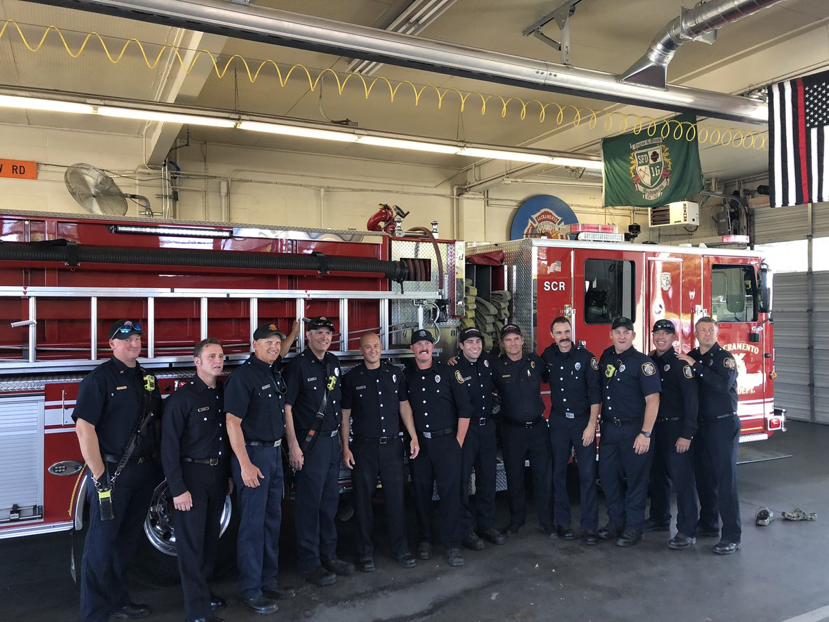 SacFirePIO's tweet photo. Please join us in congratulating Douglas Muraki on his promotion to #FireCaptain. Most recently, he was assigned to #Engine1. Now, he will be #Engine14's Captain on the A Shift. Way to go, Captain Muraki! https://t.co/cQ7NVsBRj8