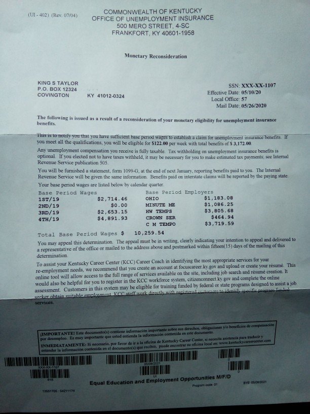 UnoDa1One's tweet photo. #No #Overpayment they purposes #negated #Texas #Wages and #Workerscompensation loss #Wages out of my #Original #Pandemic #Claim 2nd #Quarter 2019 left at 0. Ask the #IRS for 2019 #tax #Transcript https://t.co/sa8i5SOfZi