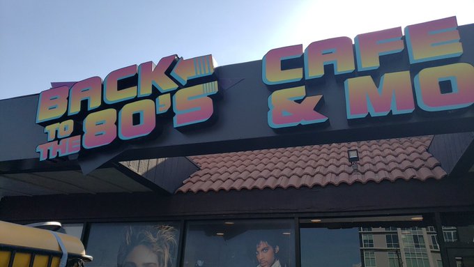 1 pic. Have a love for the 80's then this a must visit place...Back to the 80's Cafe & More...4755 S