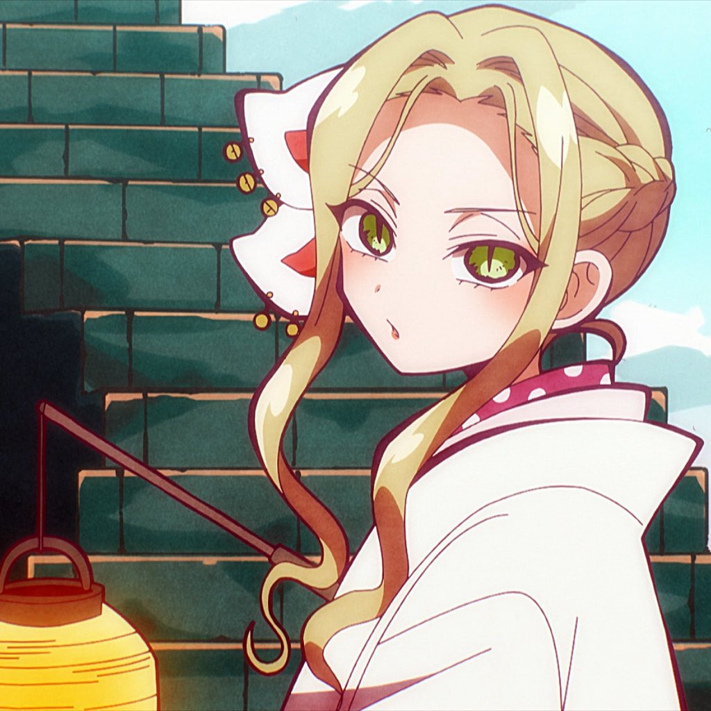 foxcharas's tweet image. The fox of the night is yako from toilet bound hanako kun! She is a kitsune 🦊