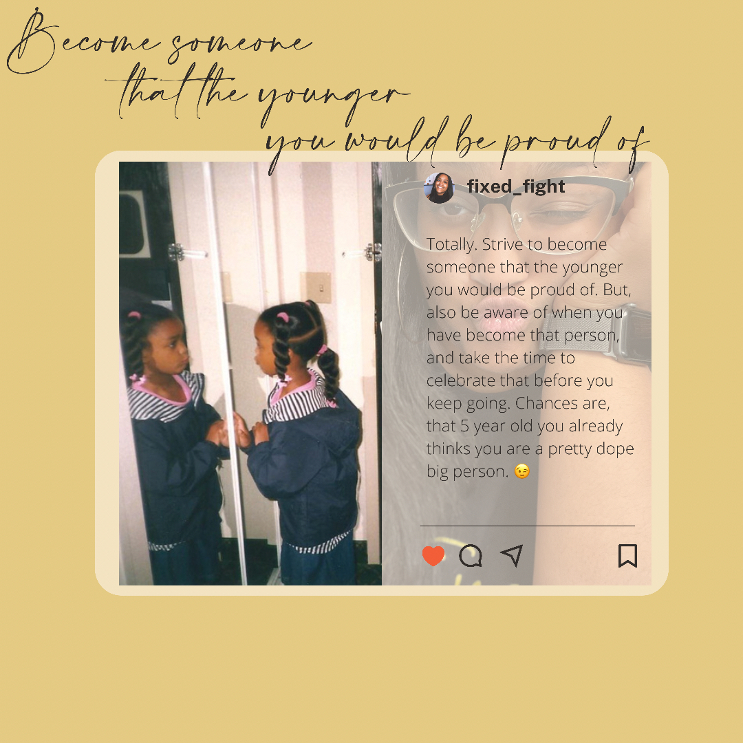 fixed_fight_'s tweet photo. For so long this has been in the back of my mind and on my vision boards. But I was looking through my pictures one day and found these two. 

While there were a ton of dreams that little girl wanted to achieve that I have not yet, I still think that she would think I am a pretty https://t.co/RKah7Q4E8q