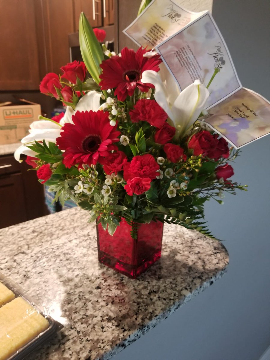 I sent him flowers today