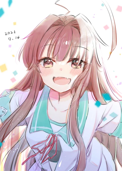 「ふっふっふ…!いっぱい祝うといいクマー🐻」

球磨ちゃんおめでとう🎂
#球磨進水日 