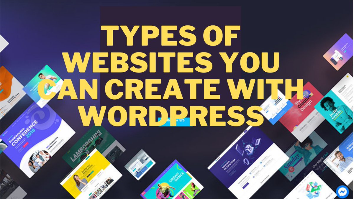 CoderShamim's tweet image. Types of Websites You Can Create With WordPress:
-Business Website
-eCommerce Store
-Portfolio Websites
-Jobs Board
-Charity Websites
-News & Blog
-Niche Affiliate Websites
-Travel Website
-Agency Website
#wordpress #webDesign #elementorPro #website #wordpressWebsite