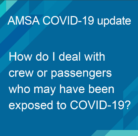 AMSA_News's tweet photo. We’ve put together some guidance which will help you operate safely during the COVID-19 period. It covers topics like:  
- checking port access   
- managing the risks   
- what to do if your crew display symptoms  
Learn more on our website https://t.co/rivcsJjNoo #COVID19 https://t.co/d5MuauqqXz
