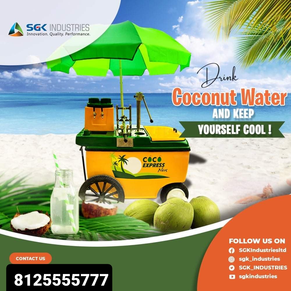 SGK_INDUSTRIES's tweet photo. SGK INDUSTRIES
HYDERABAD,INDIA
Leading Manufacturing Industry In Sugarcane Juice Extractor Machine and Coconut Vending Push Cart
CANEPRO AND COCO EXPRESS
For Orders Please Contact us :+91 815555777
#sugarcanejuice #sugarcane #manufacturing #machine #cart #coconutwater https://t.co/Dcw5CX1vTb