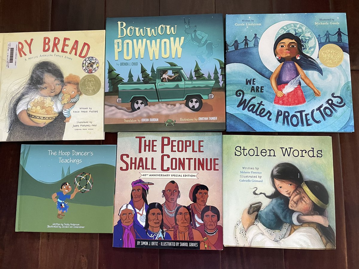 Beautiful books that celebrate the Native American culture. 
Windows of a heritage that was silenced and is liberating itself from colonization. #BLED508